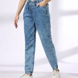 Women Acid-Wash Jogger Jeans-image-25