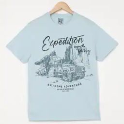 Men Graphic Print Regular Fit Crew-Neck T-Shirt-image-91