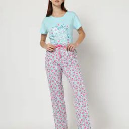 Women All-Over Print Regular Fit Pyjamas-image-71