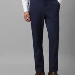 Men Checked Slim Fit Flat-Front Trousers-image-60