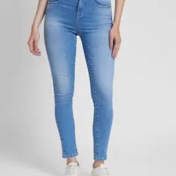 Women Lightly Washed Skinny Fit Jeans-image-74