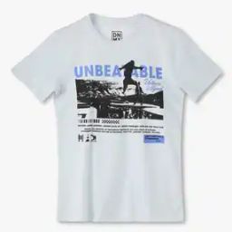 Boys Graphic Print Slim Fit Round-Neck T-Shirt-image-42