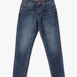 Boys Mid-Wash Slim Fit Jeans-image-15