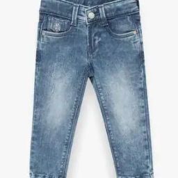Boys Washed Slim Fit Jeans-image-36