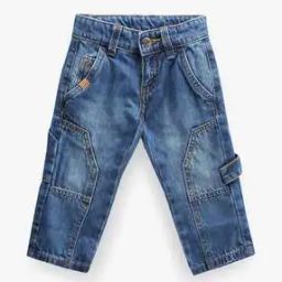 Boys Mid-Wash Cotton Relaxed Fit Jeans-image-37