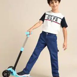 Boys Light-Wash Regular Fit Jeans-29