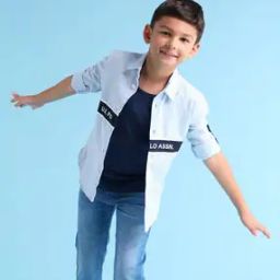 Boys Striped Regular Fit Shirt-image-69