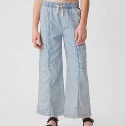 Girls Heavily Washed Relaxed Fit Jeans-image-29