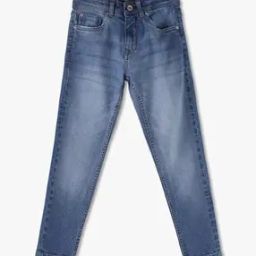 Boys Mid-Wash Regular Fit Jeans-picture-24