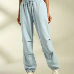 Women Parachute Joggers with Insert Pockets-image-56