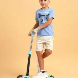 Boys Graphic Print Regular Fit Crew-Neck T-Shirt-image-53