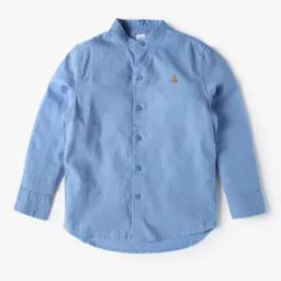 Brannan Bear Relaxed Fit Linen Blend Shirt-image-60