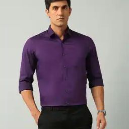 Men Slim Fit Cotton Shirt with Patch Pocket-image-27