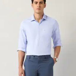 Men Patterned Slim Fit Shirt with Patch Pocket-image-19