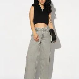 High-Rise Wide-Leg Jeans-87