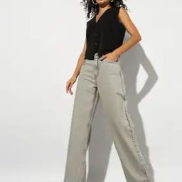 High-Rise Wide-Leg Jeans-29