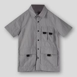 Stylized Pocket Half Sleeve Shirt-image-55
