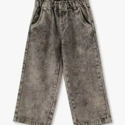 Girls Embellished Relaxed Fit Jeans-image-37