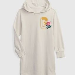 Placement Logo Print Hoodie Dress-image-61
