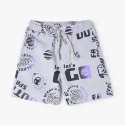 Boys Graphic Print Regular Fit Shorts-image-73