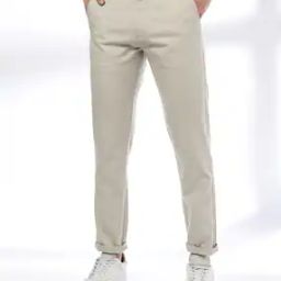 Men Tapered Fit Chinos-image-95