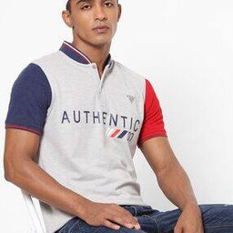 Colourblock Slim Fit Polo T-shirt-image-15