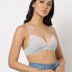 Padded Non Wired Cotton Beginners Bra BB04-23