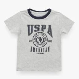 Boys Brand Print Regular Fit Round-Neck T-Shirt-image-24