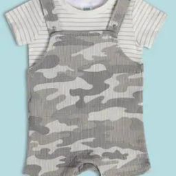 Boys Striped T-Shirt & Dungarees Set-picture-51