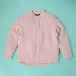 Cotton Shirt with Patch Pocket-image-41