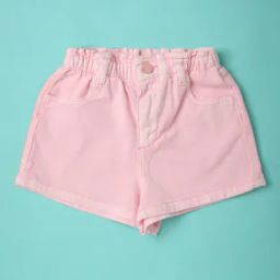 Denim Shorts with Pockets-image-6