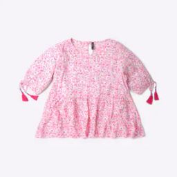 Floral Print Peplum Top-image-14