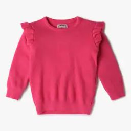Girls Cotton Crew-Neck Sweater-image-36