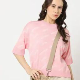 Women Printed Loose Fit Pullover-image-10