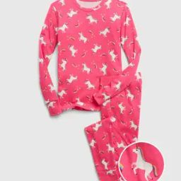 Unicorn Print T-Shirt & Pants Set-image-38