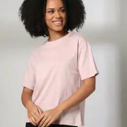 Women Aster Crew-Neck Oversized Fit T-Shirt-image-23