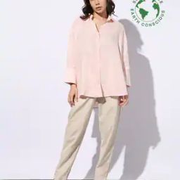 Relaxed Fit Pure Linen Shirt-image-77