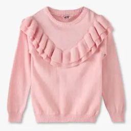 Girls Regular Fit Cotton Sweater-33