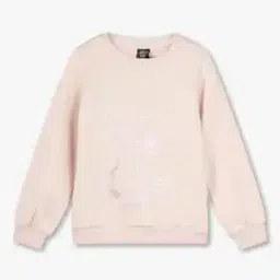 Girls Stitch Print Regular Fit Sweatshirt-image-22