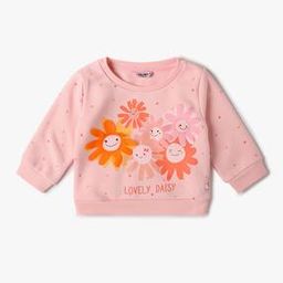 Infants Floral Print Round-Neck Sweatshirt-image-31