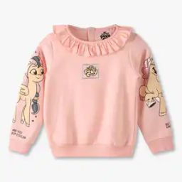 Girls My Little Pony Print Regular Fit Sweatshirt-image-27