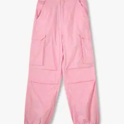 Girls Relaxed Fit Cargo Joggers-image-0