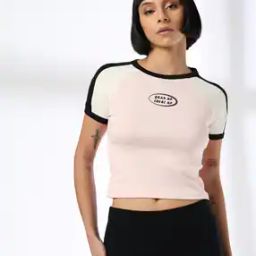 Women Cut & Sew Fitted T-Shirt-image-71