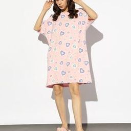 All-Over Print Sleep T-Shirt Dress-picture-16
