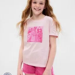 gap kids Barbie Organic Cotton Round-Neck T-Shirt-picture-22