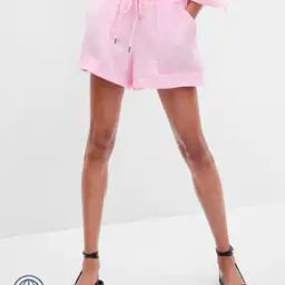 Crinkle Gauze Pull-On Shorts-image-68