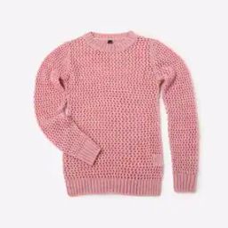 Self-Design Round-neck Full Sleeves Pullover-image-26