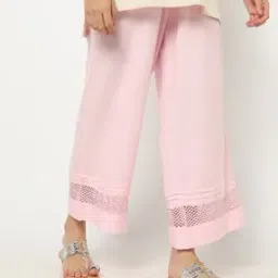 Palazzos with Elasticated Drawstring Waist-image-1