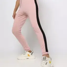 Women Cuffed Track Pants with Insert Pockets-image-106
