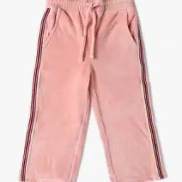 Girls Contrast Taping Track Pants-picture-34